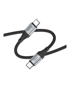 USB-кабель Hoco X102 Type-C to Type-C 60W Черный (Black)