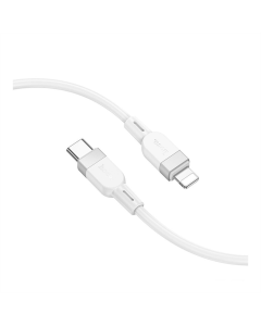 USB-кабель Hoco X109 Silicone Type-C to Lightning PD27W Белый (White)
