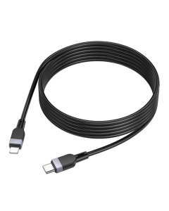 USB кабель Hoco X109 Silicone Type-C to Lightning PD27W 2м Чорний (Black)