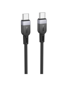 USB-кабель Hoco X109 Silicone Type-C to Type-C 60W 3м Черный (Black)