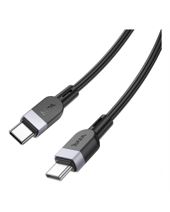 USB-кабель Hoco X109 Silicone Type-C to Type-C 60W 3м Черный (Black)