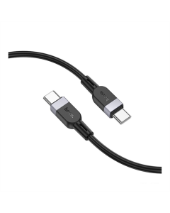 USB-кабель Hoco X109 Silicone Type-C to Type-C 60W 3м Черный (Black)