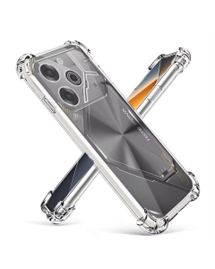Чехол-накладка для Tecno Pova 6 BeCover Anti-Shock Прозрачный (Clear)