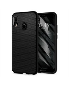 Чохол накладка для Huawei P20 Lite Spigen Liquid Air Чорна (Black)
