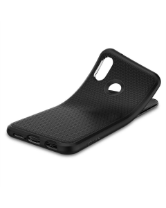 Чохол накладка для Huawei P20 Lite Spigen Liquid Air Чорна (Black)