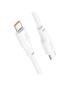 USB кабель Hoco X93 Force 240W Type-C to Type-C Білий (White)