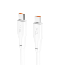 USB кабель Hoco X93 Force 240W Type-C to Type-C Білий (White)