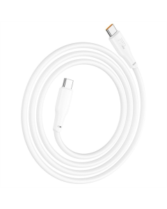 USB кабель Hoco X93 Force 60W Type-C to Type-C 2M Білий (White)