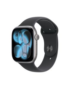 Смарт-годинник Apple Watch 11 GPS 42мм Space Grey Aluminium Case with Sport Band - (MEQW4RK/A) Чорний (Black)