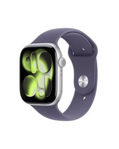 Смарт-годинник Apple Watch 11 GPS 42мм Silver Aluminium Case with Sport Band - (MEVA4RK/A) Фіолетовий (Purple Fog)