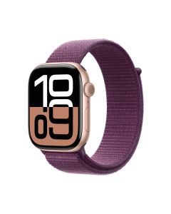 Смарт-годинник Apple Watch 10 GPS 46мм Rose Gold Aluminium Case with Sport Loop - (MWWV3QH/A) Фіолетовий (Plum)