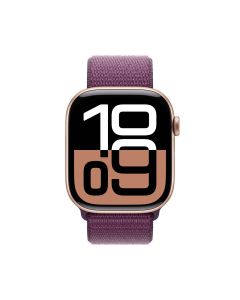 Смарт-годинник Apple Watch 10 GPS 46мм Rose Gold Aluminium Case with Sport Loop - (MWWV3QH/A) Фіолетовий (Plum)