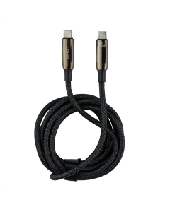 USB кабель LDNIO LC922 PD3.1/240W Type-C to Type-C 2м Сірий (Gray)