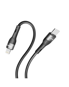 USB-кабель Yoki EXTRA YK-EX11 Type-C to Lightning 30W 2м Черный (Black)