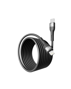 USB-кабель Yoki EXTRA YK-EX11 Type-C to Lightning 30W 2м Черный (Black)