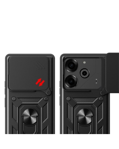 Чехол-накладка для Tecno Pova 6 BeCover Military Черный (Black)