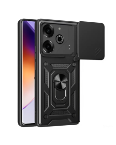 Чехол-накладка для Tecno Pova 6 BeCover Military Черный (Black)