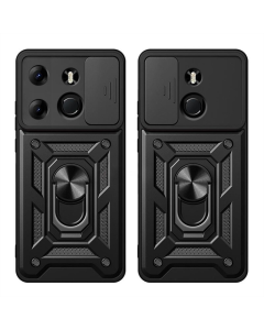 Чехол-накладка для Tecno Spark Go 2023 BeCover Military Черный (Black)