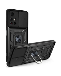 Чехол-накладка для Xiaomi Poco M4 Pro 5G BeCover Military Черный (Black)