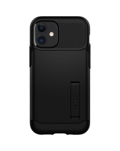 Чохол накладка для iPhone 12 Mini Spigen Slim Armor Чорна (Black)