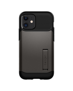 Чохол накладка для iPhone 12 Mini Spigen Slim Armor Бронзова (Gunmetal)