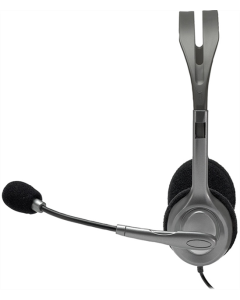 Навушники накладні Logitech H110 Stereo Срібні (Silver)