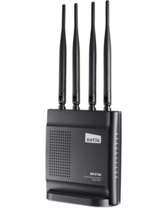 Wi-Fi роутер NETIS WF2780 AC1200Mbps IPTV 2-х діапазонний Бездротовий Чорний (Black)