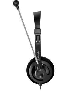 Наушники накладные Defender Aura 104 1.8м Черные (Black)
