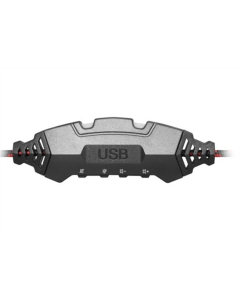 Навушники накладні Defender Warhead G-450 2.3м Червоні Чорні (Red Black)