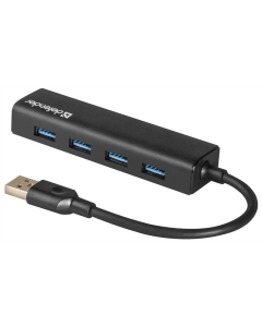 USB хаб Defender Quadro Express (83204) USB3.0 Чорний (Black)