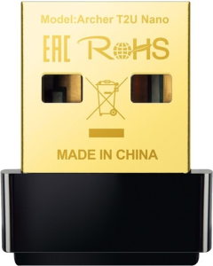 Wi-Fi адаптер TP-Link Archer T2U nano АС600 Чорний (Black)