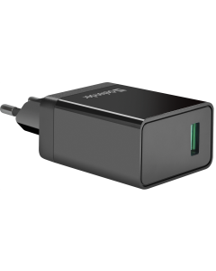 Зарядное устройство DDefenderEFENDER UPA-101 1 USB, QC 3.0, 18W Черное (Black)