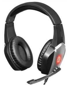 Наушники накладные Defender X-Skull 2.1м (64585) Черные Серые (Black Grey)