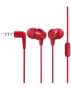 Навушники з мікрофоном JBL C50HI (JBLC50HIRED) Червоні (RED)