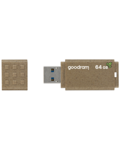 USB Флеш 64Gb Goodram USB3.0 ECO FRIENDLY Коричневий (Brown)