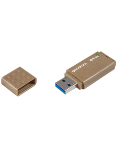 USB Флеш 64Gb Goodram USB3.0 ECO FRIENDLY Коричневий (Brown)