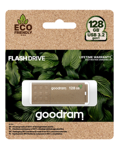 USB Флеш 128Gb Goodram UME3 USB 3.0 ECO FRIENDLY Коричневий (Brown)