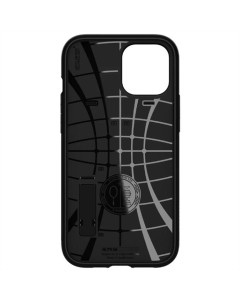 Чохол накладка для iPhone 12 Pro Max Spigen Slim Armor Чорна (Black)
