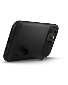 Чохол накладка для iPhone 12 Pro Max Spigen Slim Armor Чорна (Black)