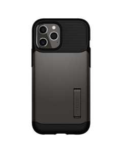 Чохол накладка для iPhone 12 Pro Max Spigen Slim Armor Бронзова (Gunmetal)