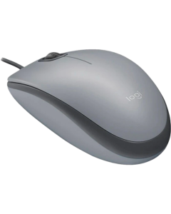 Миша Logitech M110 Silent-MID GRAY-USB-AKOYA Серый (Gray)