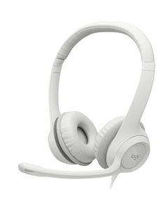 Навушники накладні Logitech USB Headset H390 Білі (White)