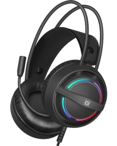 Навушники накладні Defender Dexter RGB Чорні (Black)