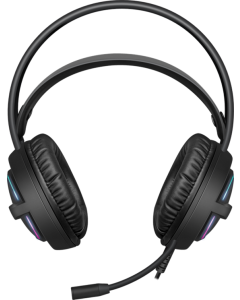 Наушники накладные Defender Dexter RGB Черные (Black)