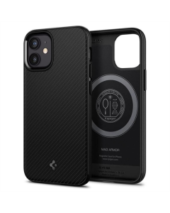 Чохол накладка для iPhone 12 Mini Spigen Mag Armor Чорна (Black)