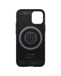 Чохол накладка для iPhone 12 Mini Spigen Mag Armor Чорна (Black)