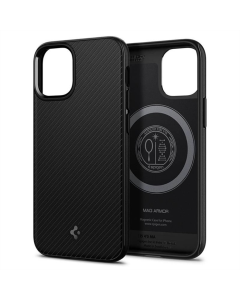 Чохол накладка для iPhone 12 Mini Spigen Mag Armor Чорна (Black)