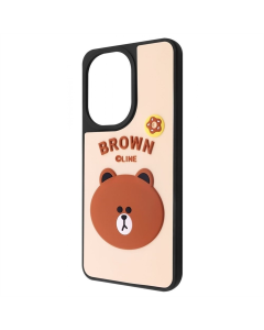 Чехол-накладка для Xiaomi Redmi A5 / Poco C71 (Global) WAVE Doodle Case Черный (Медведь)