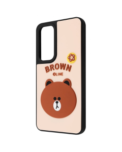 Чехол-накладка для Xiaomi Redmi Note 10 Pro WAVE Doodle Case Черный (Медведь)