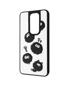 Чехол-накладка для Xiaomi Redmi Note 8 Pro WAVE Doodle Case Черный (Black Fluffy)